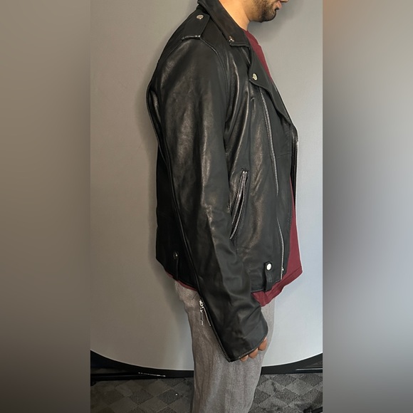 Zara Real leather Jacket - Picture 2 of 5